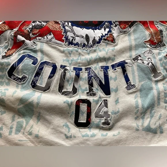 Vintage Elvis Jesus Country 04 Rare Iron Lion Zion Mens Medium Ivory Tshirt - Picture 6 of 14